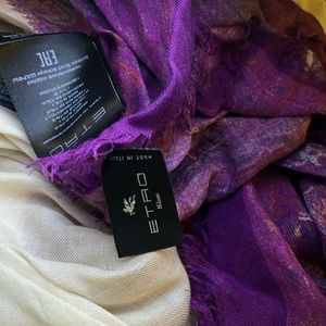 Etro Silk Oversized Paisley Scarf